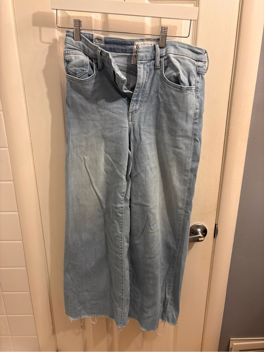 Frank & Eileen Light Blue Wide-Leg Jeans